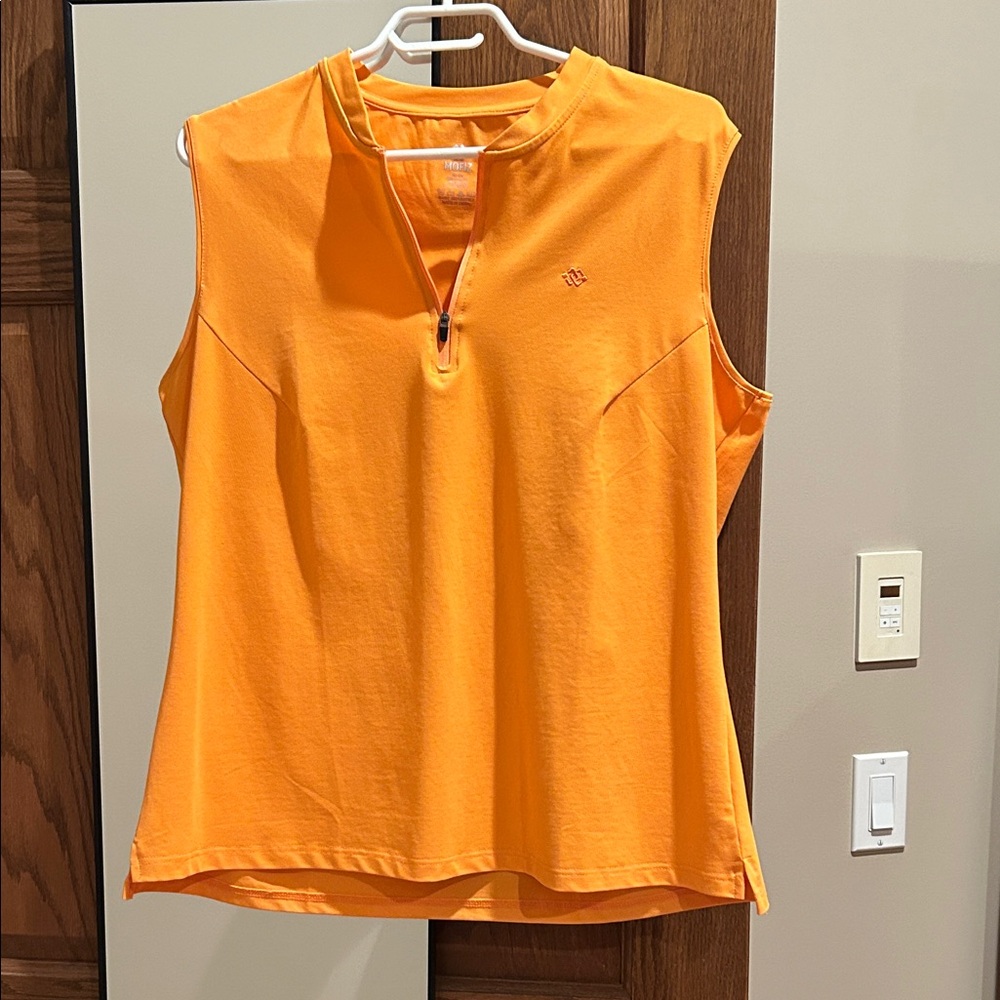 Orange Sleeveless Top